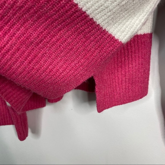 Abound Color Block Striped Mockneck Cozy Sweater XXL - Picture 3 of 7